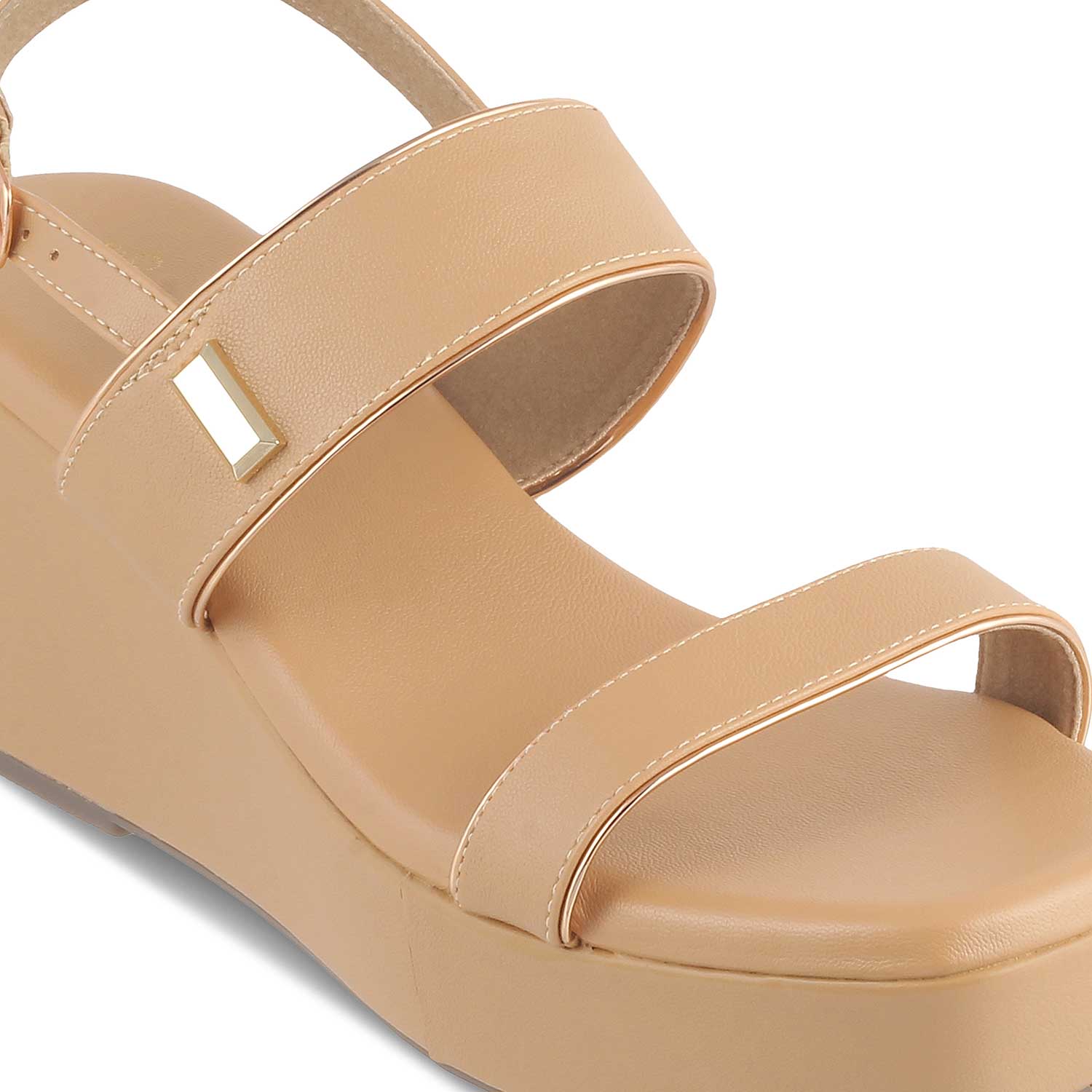 The Meteor Beige Women's Dress Wedge Sandals Tresmode - Tresmode