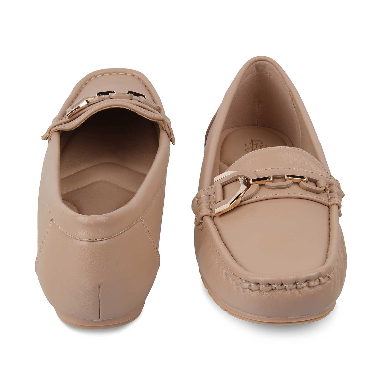 The Miko Beige Women's Dress Loafers Tresmode - Tresmode