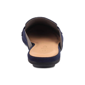 The Mlip Blue Women's Dress Mules Tresmode - Tresmode