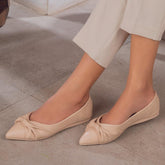 The Molino Beige Women's Dress Ballerinas Tresmode - Tresmode