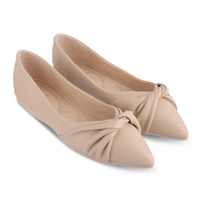 The Molino Beige Women's Dress Ballerinas Tresmode - Tresmode