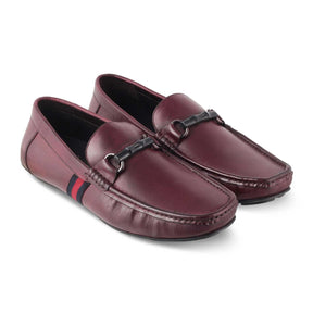 The Monacoa Wine Men's Handcrafted Leather Driving Loafers Tresmode - Tresmode