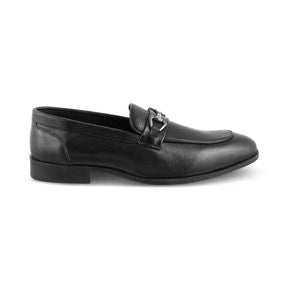 The Montli Black Men's Leather Loafers Tresmode - Tresmode