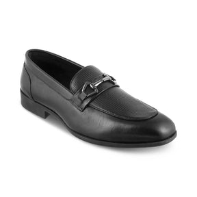 The Montli Black Men's Leather Loafers Tresmode - Tresmode