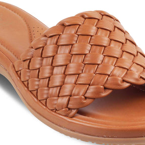 The Napoli Tan Women's Casual Flats Tresmode - Tresmode