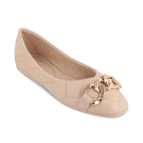 The Nuria Beige Women's Dress Ballerinas Tresmode - Tresmode