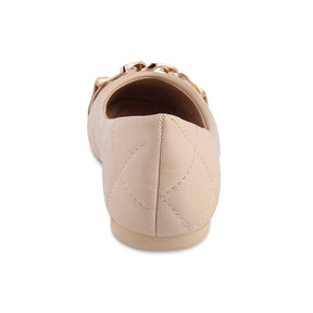 The Nuria Beige Women's Dress Ballerinas Tresmode - Tresmode