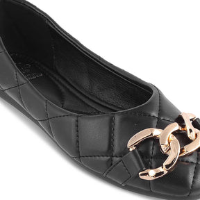 The Nuria Black Women's Dress Ballerinas Tresmode - Tresmode