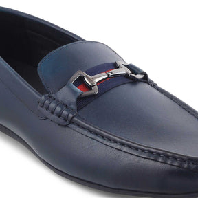 The Ondrive Blue Men's Leather Driving Loafers Tresmode - Tresmode