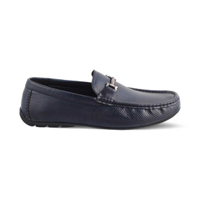 The Osteel Blue Men's Leather Driving Loafers Tresmode - Tresmode
