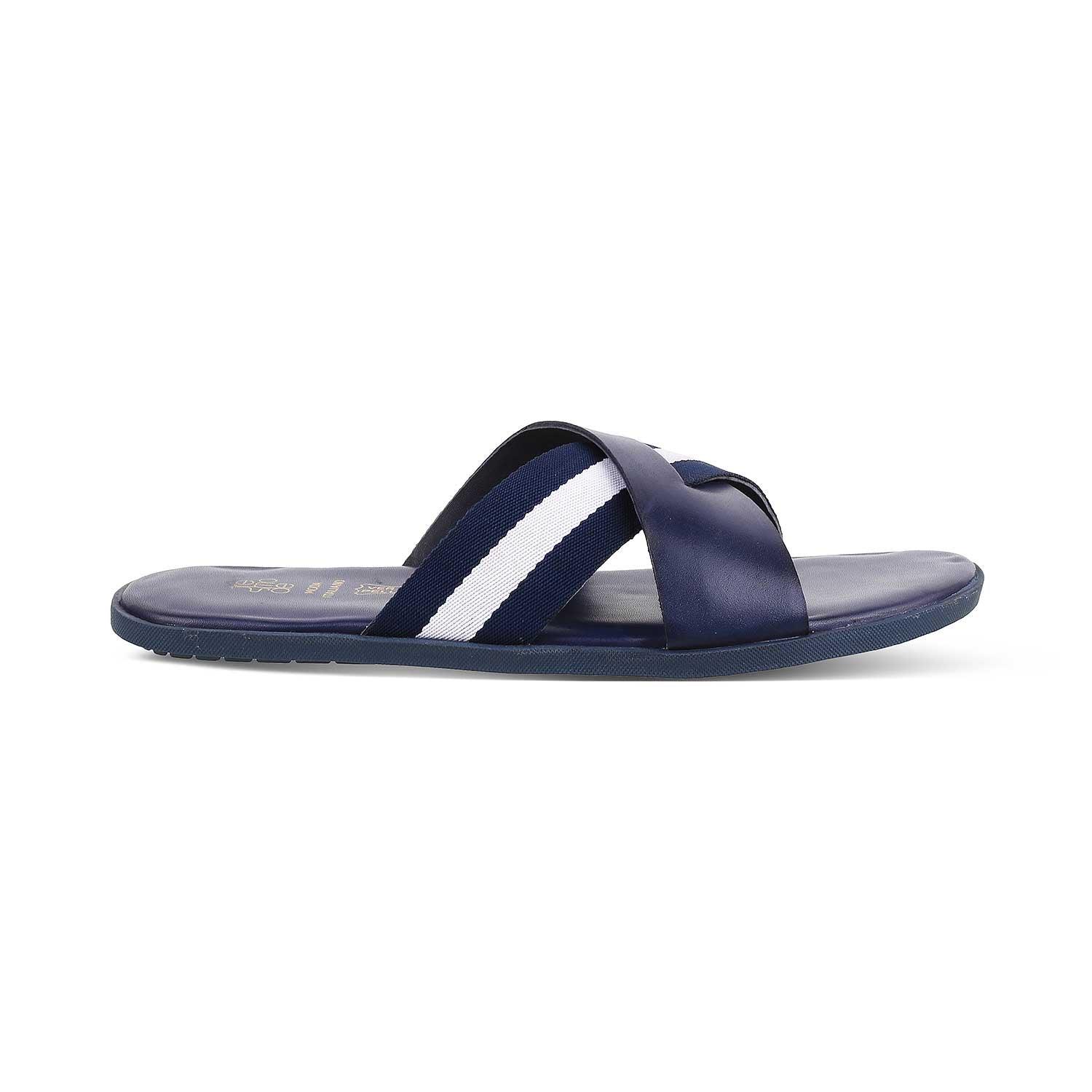 The Prac Blue Men's Flats - Tresmode