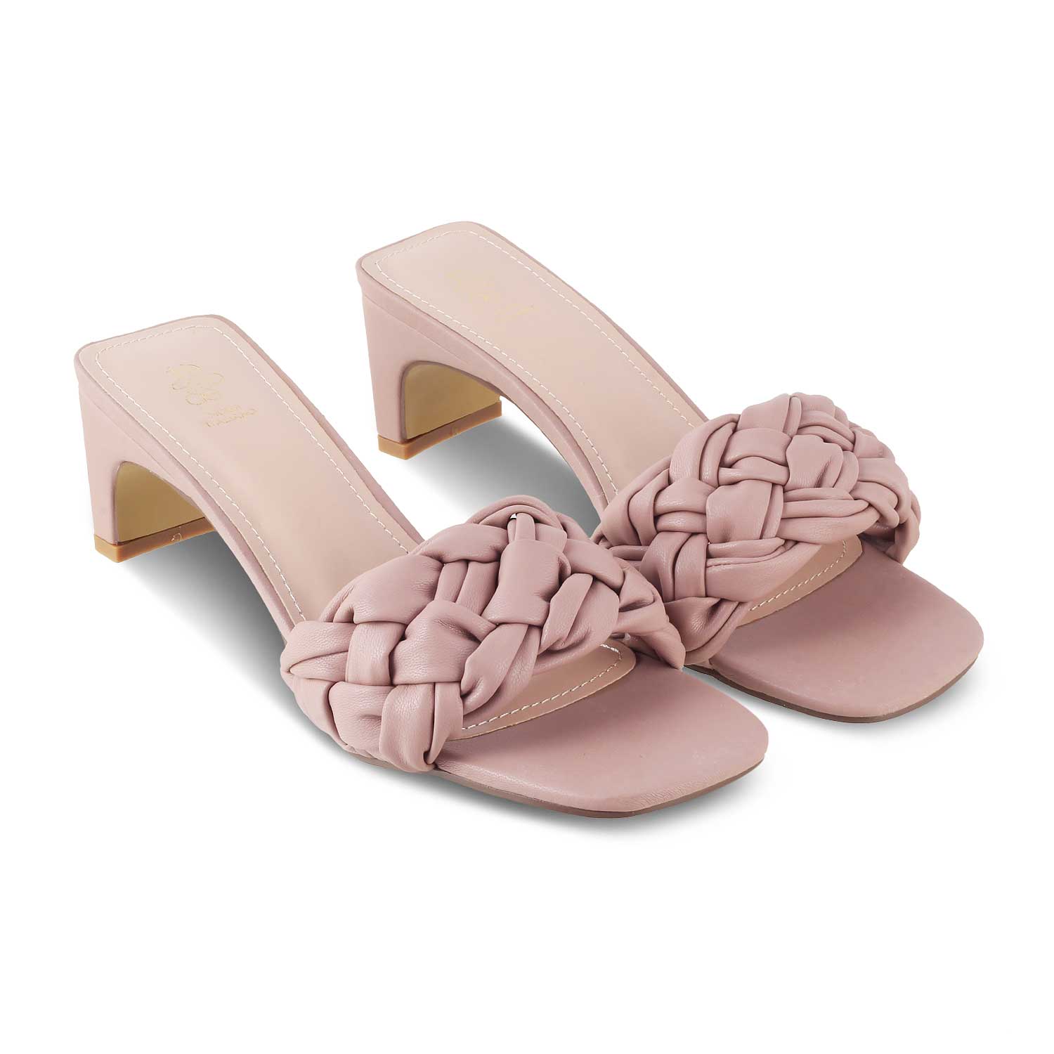 The Pragues Pink Women's Dress Heel Sandals Tresmode - Tresmode