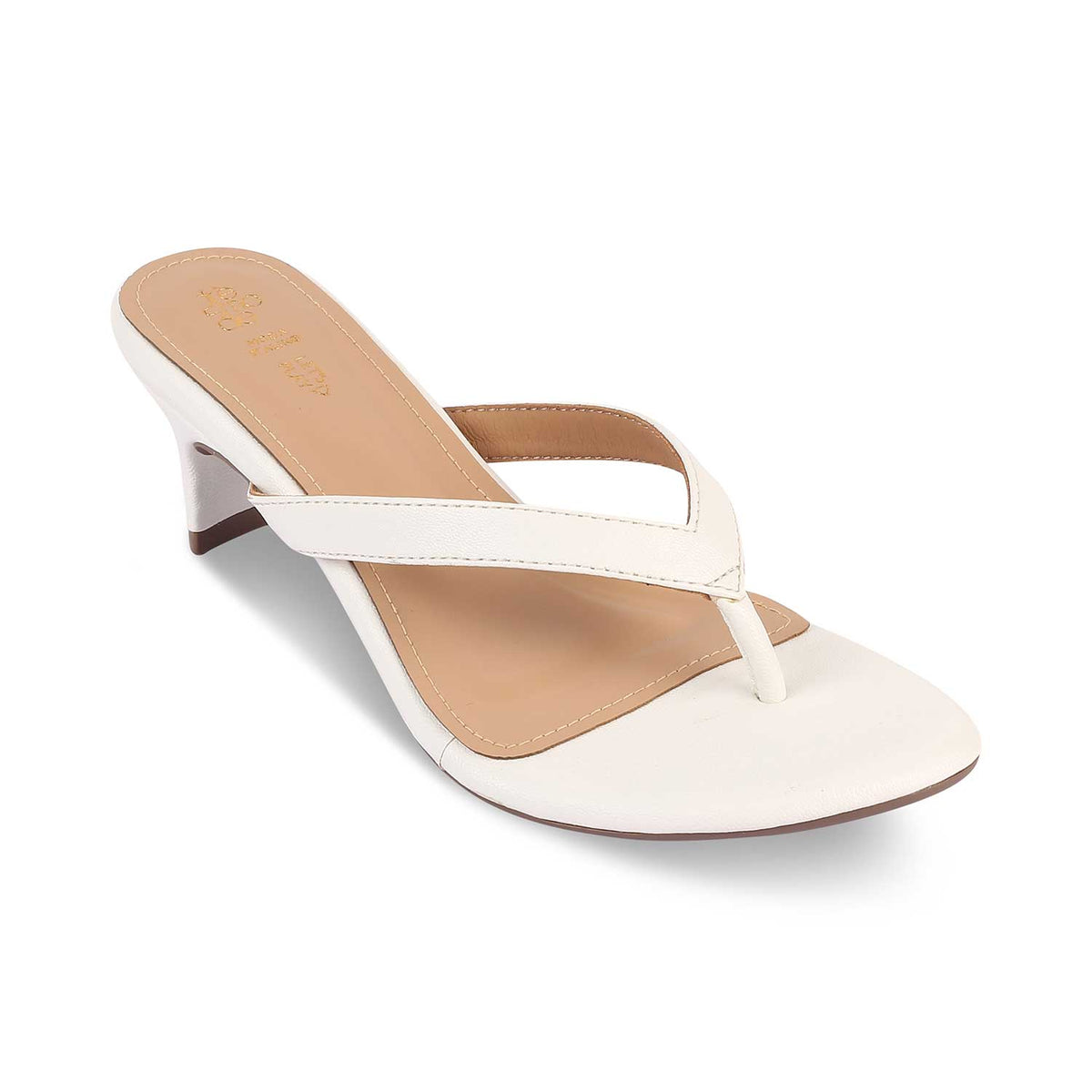 The Puglia White Women's Dress Heel Sandals Tresmode - Tresmode