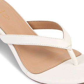 The Puglia White Women's Dress Heel Sandals Tresmode - Tresmode