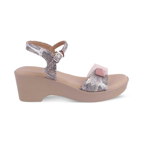 The Python Pink Women's Dress Heel Sandals Tresmode - Tresmode