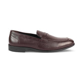 The Quebec Brown Men's Leather Loafers Tresmode - Tresmode