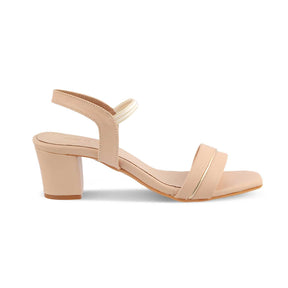 The Rachel-2 Beige Women's Dress Block Heel Sandals Tresmode - Tresmode