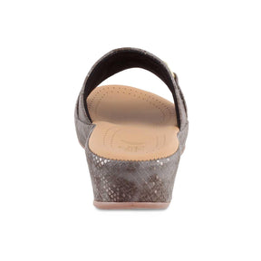 The Rec Black Women's Dress Wedge Sandals Tresmode - Tresmode