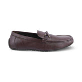The Robuk Brown Men's Leather Driving Loafers Tresmode - Tresmode