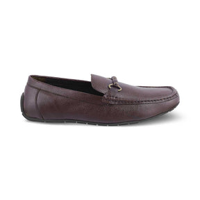 The Robuk Brown Men's Leather Driving Loafers Tresmode - Tresmode