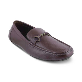 The Robuk Brown Men's Leather Driving Loafers Tresmode - Tresmode