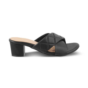 The Romi Black Women's Dress Block Heel Sandals Tresmode - Tresmode