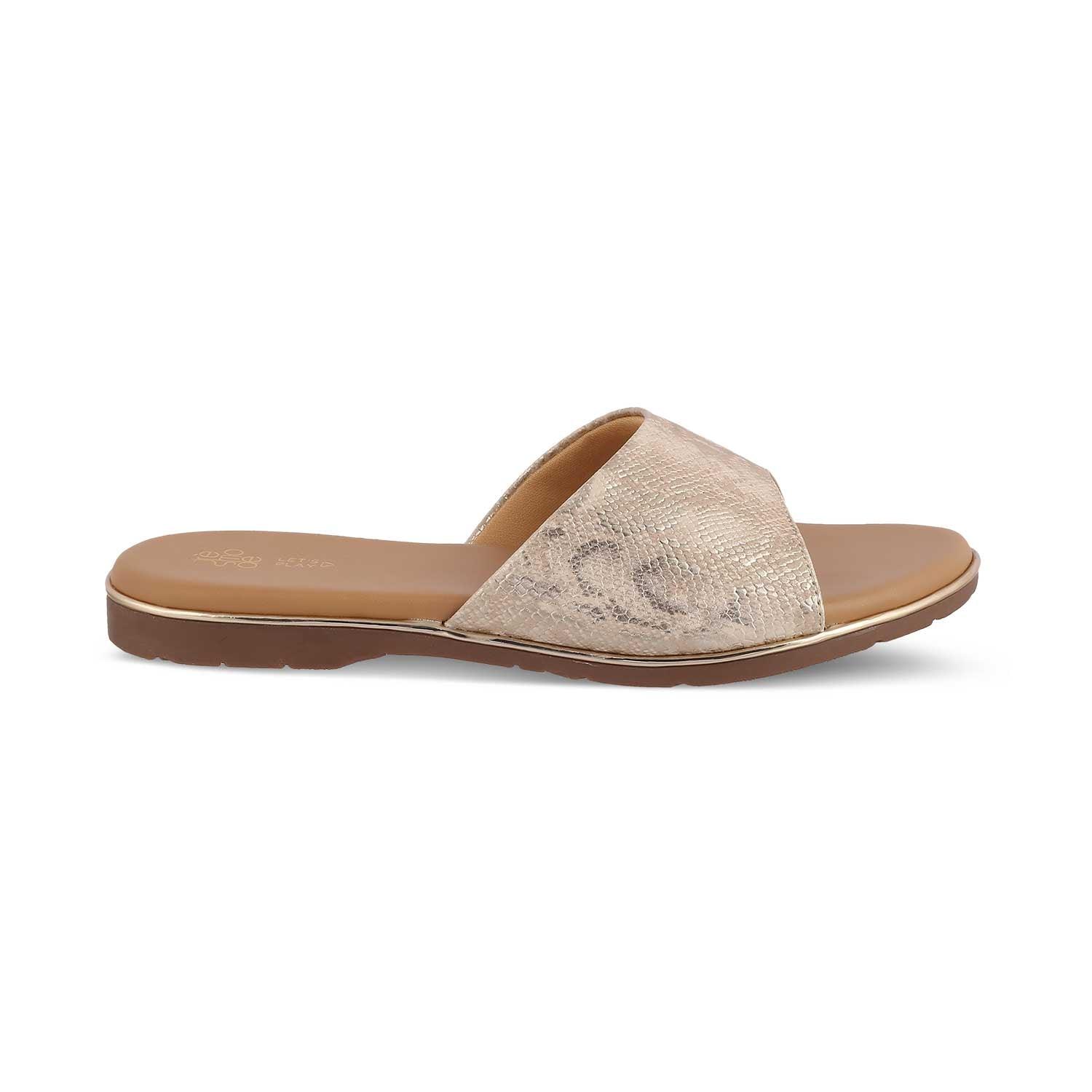 The Safad Gold Women's Dress Flats Tresmode - Tresmode