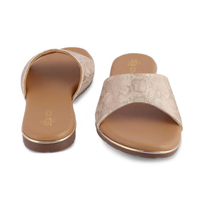 The Safad Gold Women's Dress Flats Tresmode - Tresmode