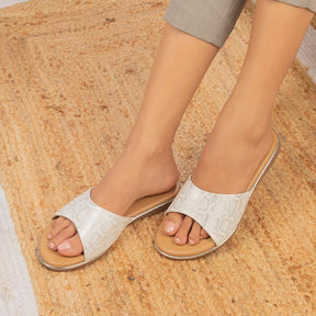 The Safad White Women's Dress Flats Tresmode - Tresmode