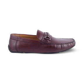The Salvo Wine Men's Leather Driving Loafers Tresmode - Tresmode