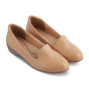 The Asamsy Beige Women's Casual Ballerinas Tresmode - Tresmode