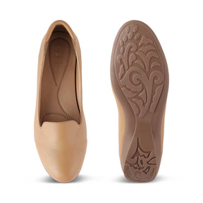 The Asamsy Beige Women's Casual Ballerinas Tresmode - Tresmode