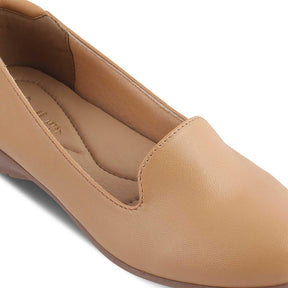 The Asamsy Beige Women's Casual Ballerinas Tresmode - Tresmode