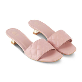 The Sardini Pink Women's Dress Kitten Heel Sandals Tresmode - Tresmode