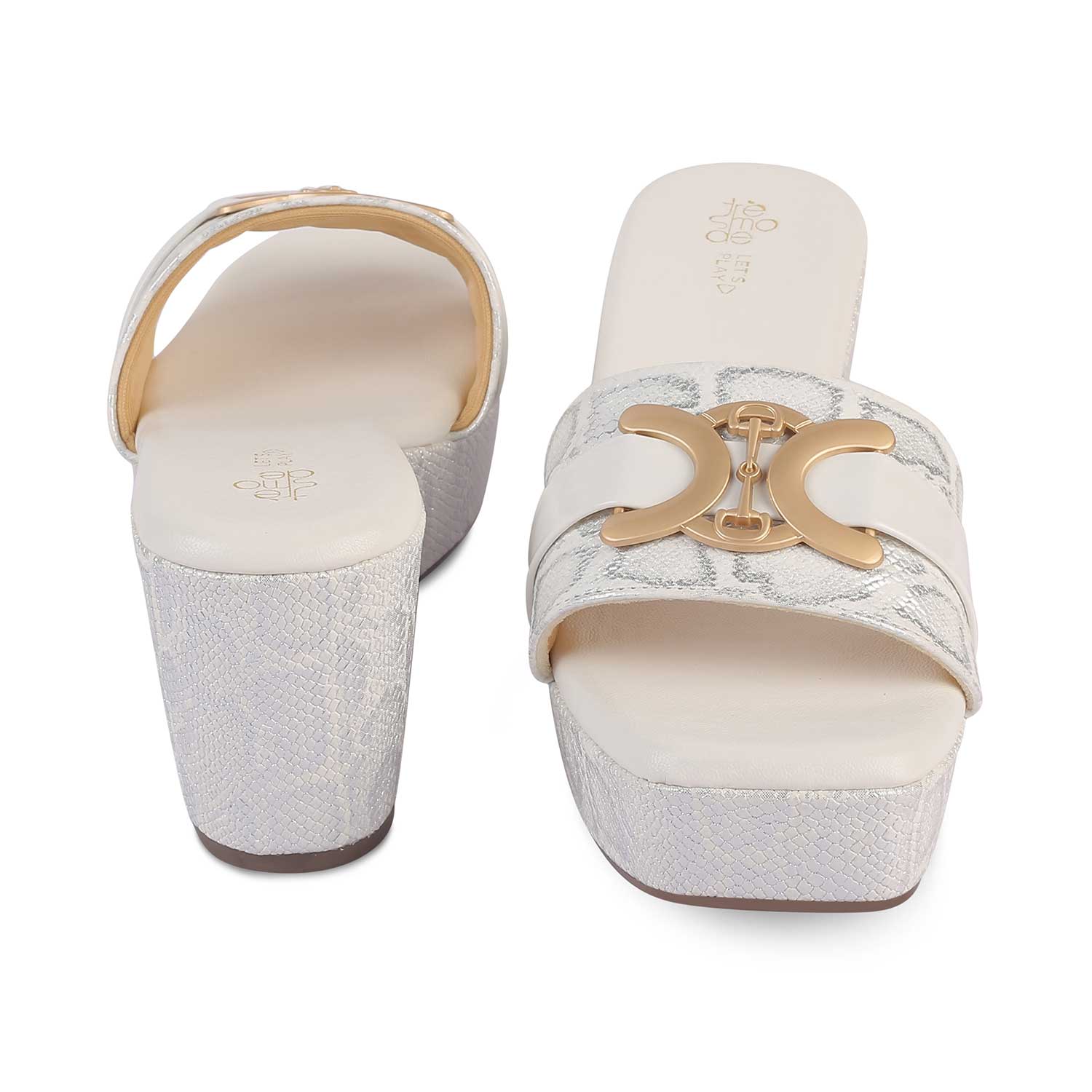 The Sbo White Women's Dress Wedge Sandals Tresmode - Tresmode