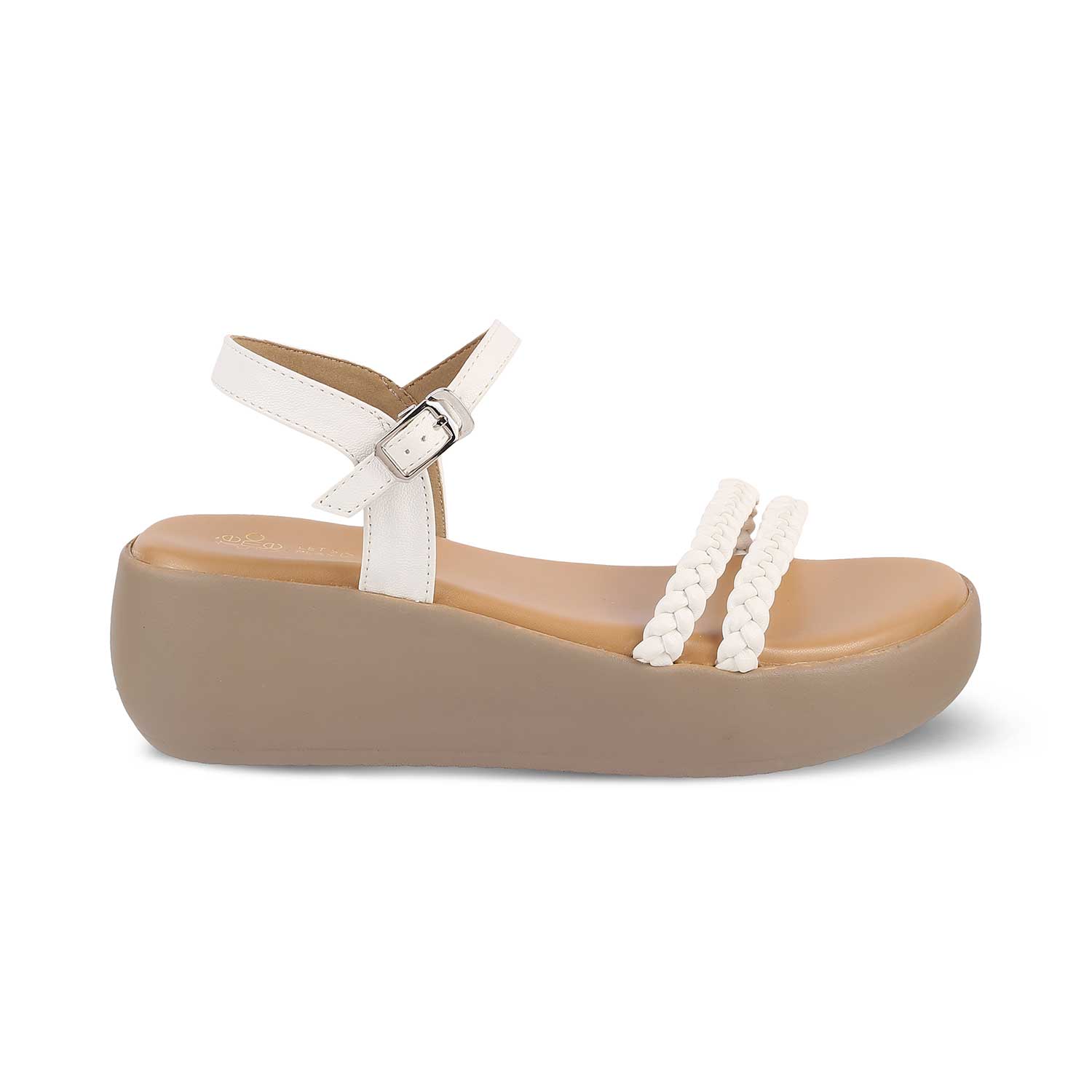 The Seev White Women's Dress Wedge Sandals Tresmode - Tresmode