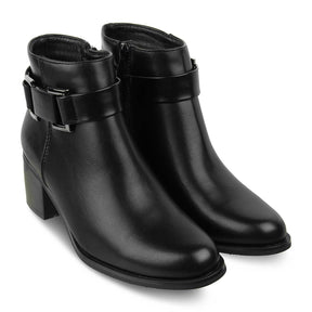 The Seine Black Women's Ankle-length Boots Tresmode - Tresmode