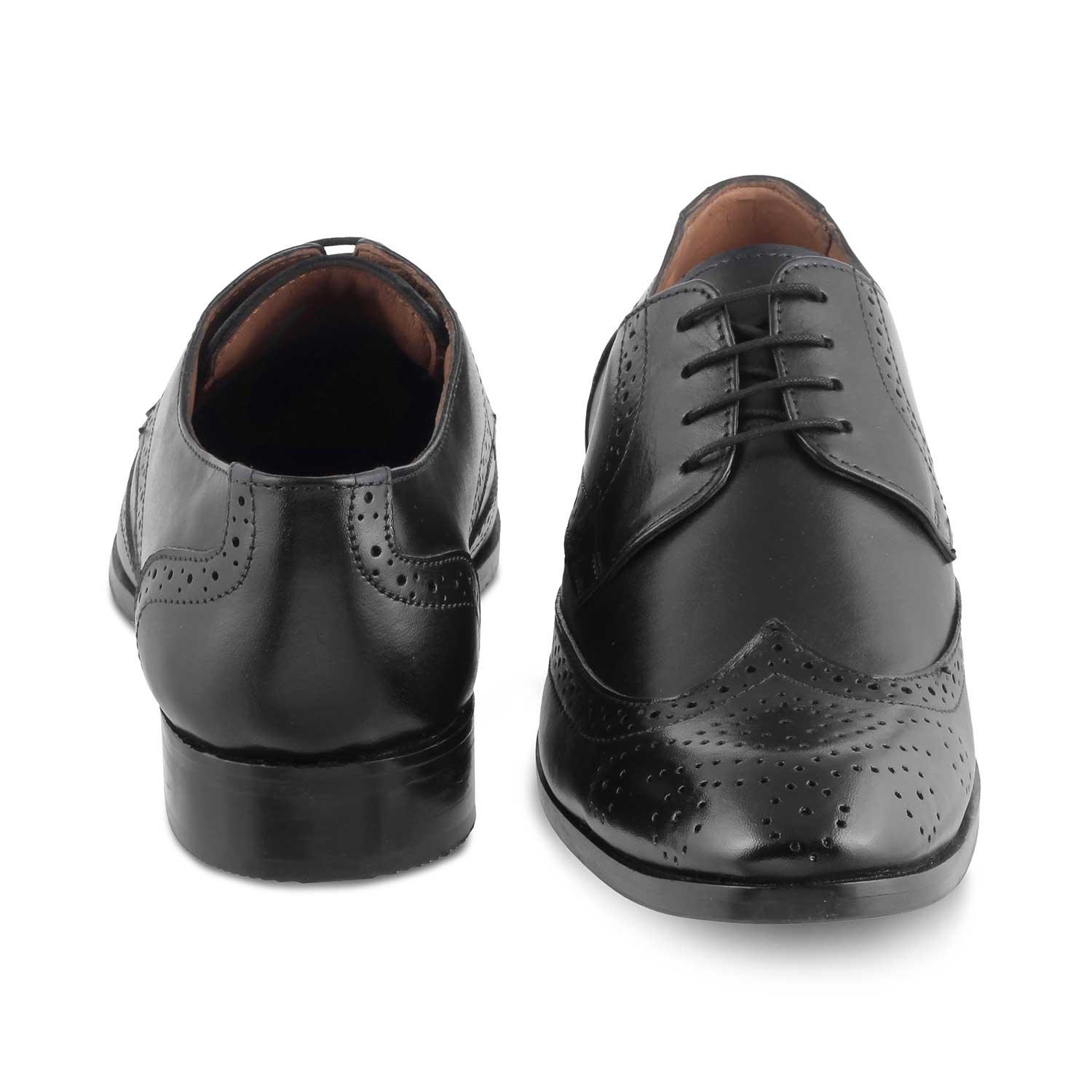 The Shell Black Men's Derby Lace Ups Tresmode - Tresmode