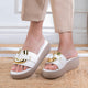 The Shorse White Women's Dress Wedge Sandals Tresmode