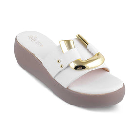 The Shorse White Women's Dress Wedge Sandals Tresmode - Tresmode