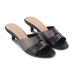 The Siko Black Women's Dress Heel Sandals Tresmode - Tresmode