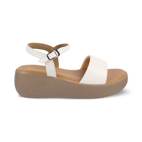 The Simpl White Women's Dress Wedge Sandals Tresmode - Tresmode