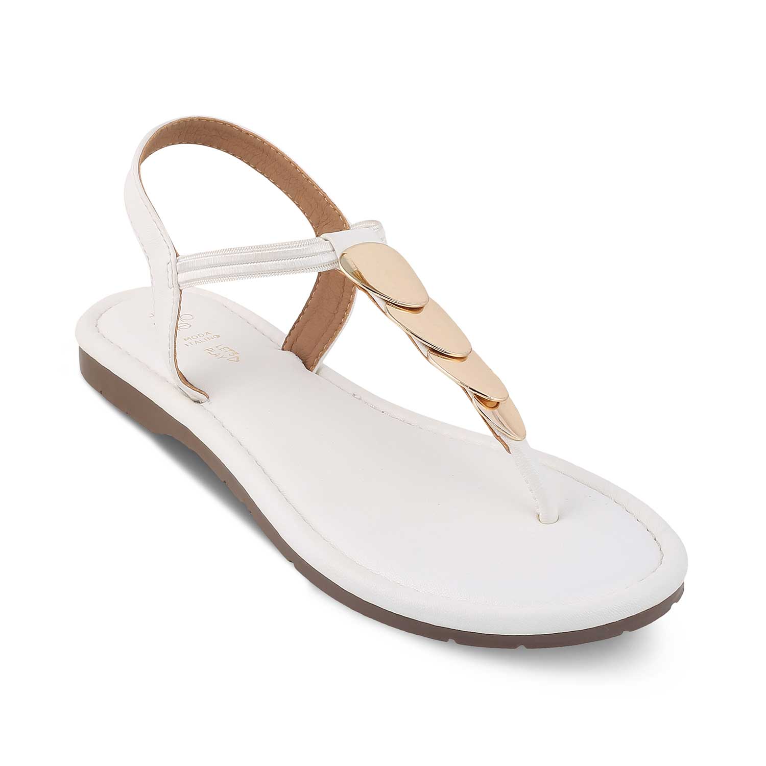 The Sine White Women's Dress Flats Tresmode - Tresmode