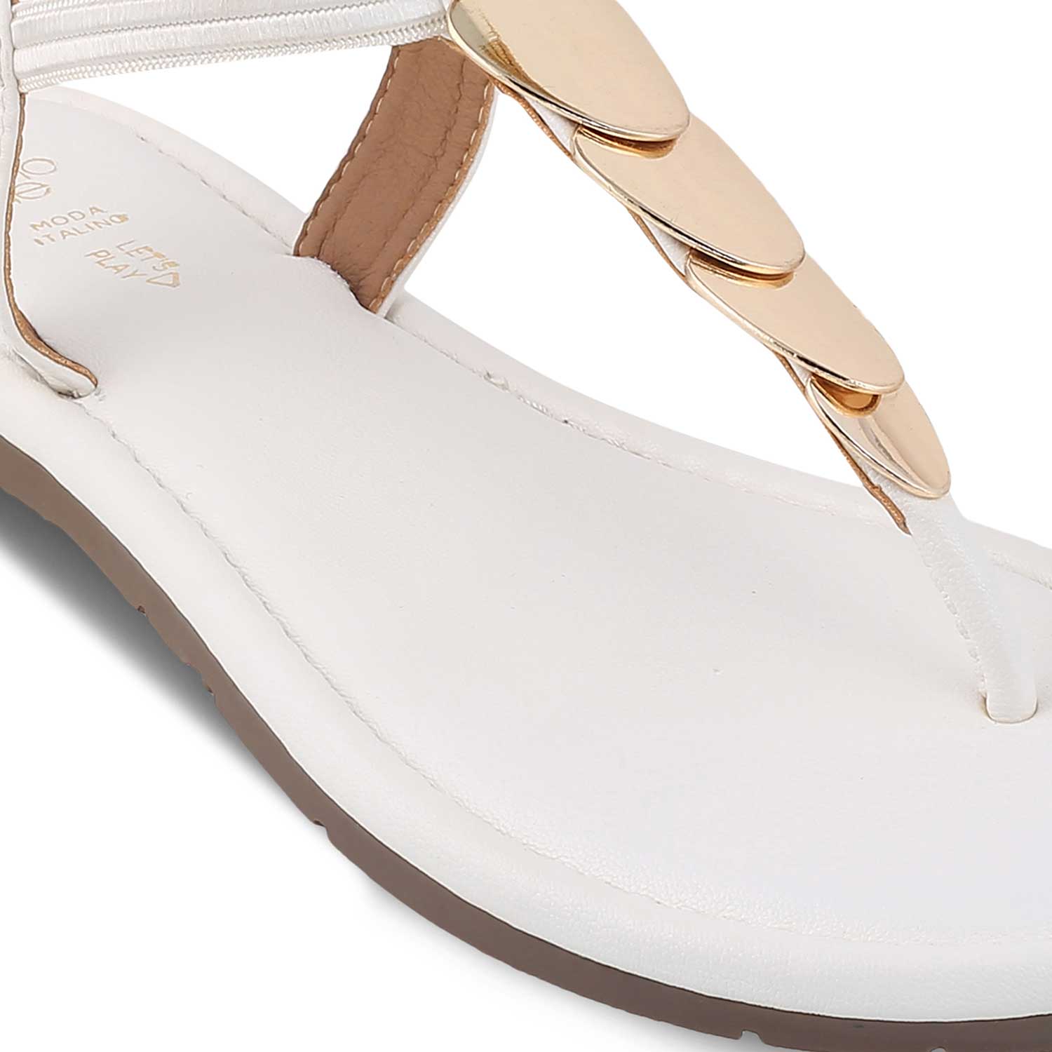 The Sine White Women's Dress Flats Tresmode - Tresmode