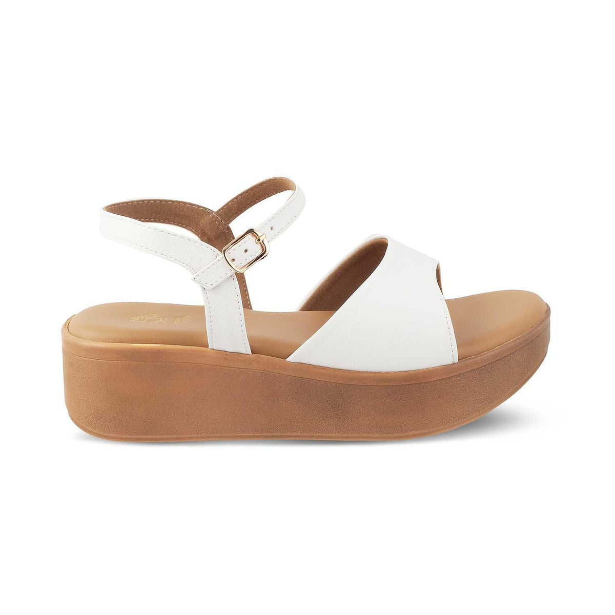 The Sin White Women's Dress Platform Wedge Sandals Tresmode - Tresmode