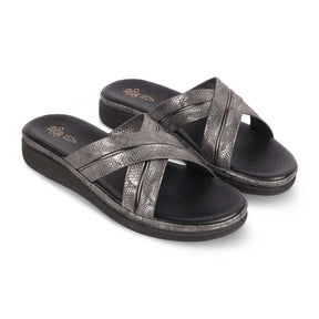 The Slide Black Women's Casual Flats Tresmode - Tresmode