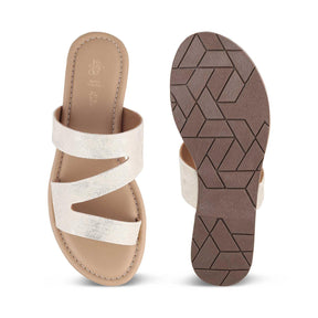The Snac TMM-1 Gold Women's Casual Flats Tresmode - Tresmode