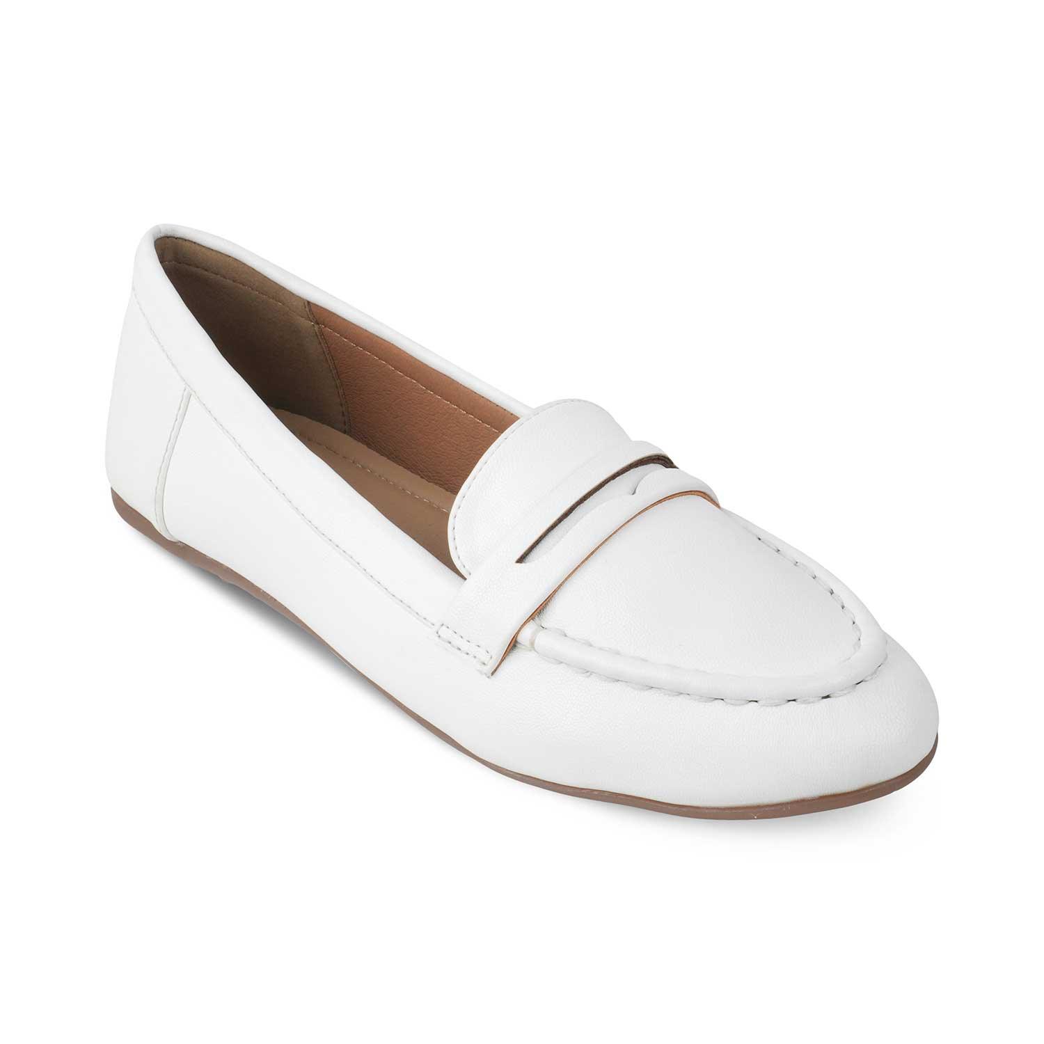 The Snap White Women's Casual Loafers Tresmode - Tresmode