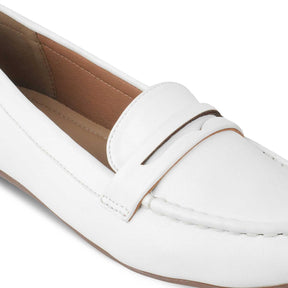 The Snap White Women's Casual Loafers Tresmode - Tresmode