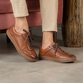 The Sneaky Tan Men's Sneakers Tresmode - Tresmode